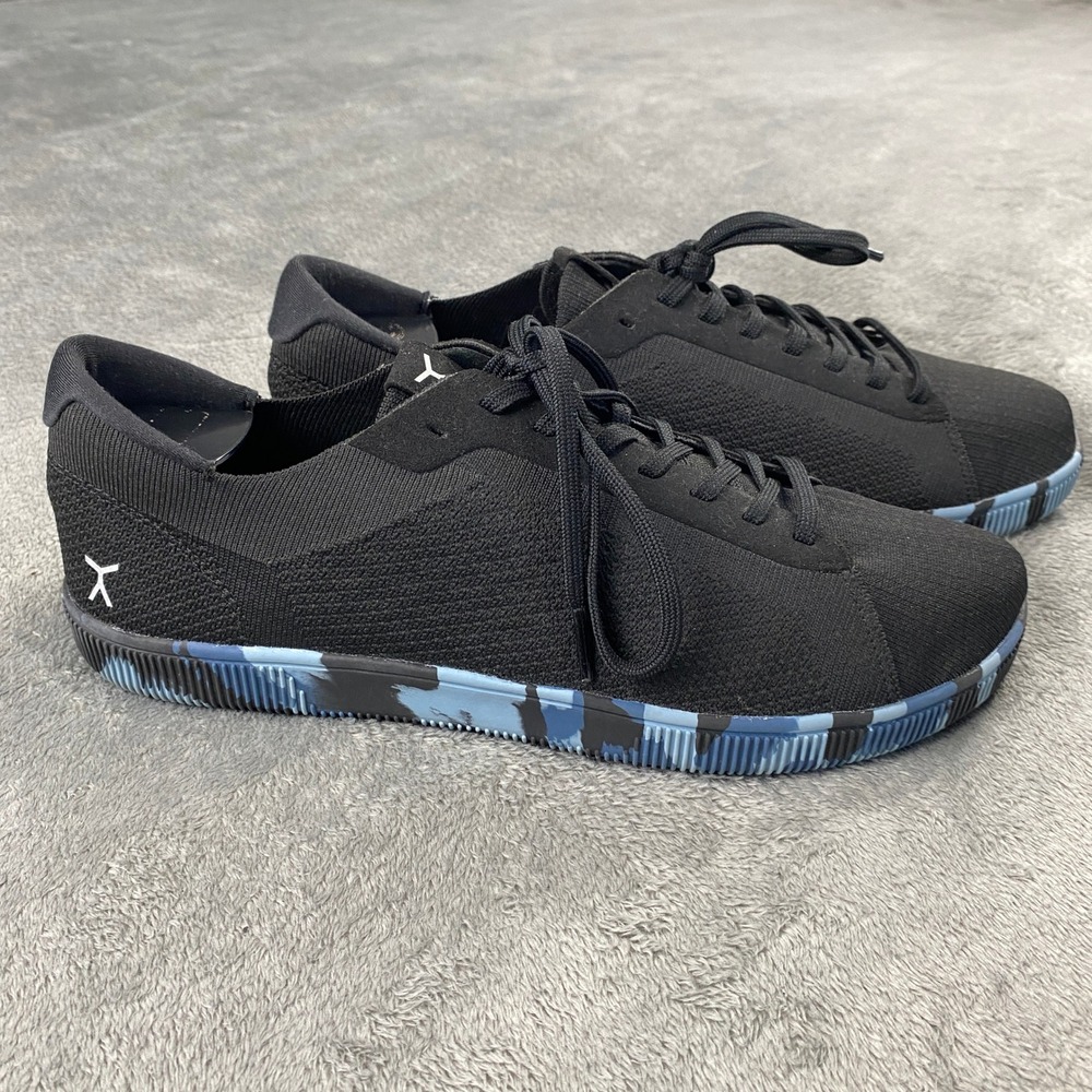 Flux Footwear Adapt Runner Mens 12 Womens 13‎ Black Blue Camo Barefoot Sneakers